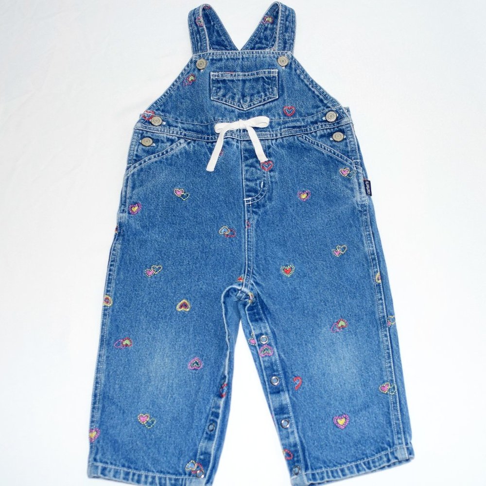 Carter's Kids Denim Jean Overalls - 18 Months